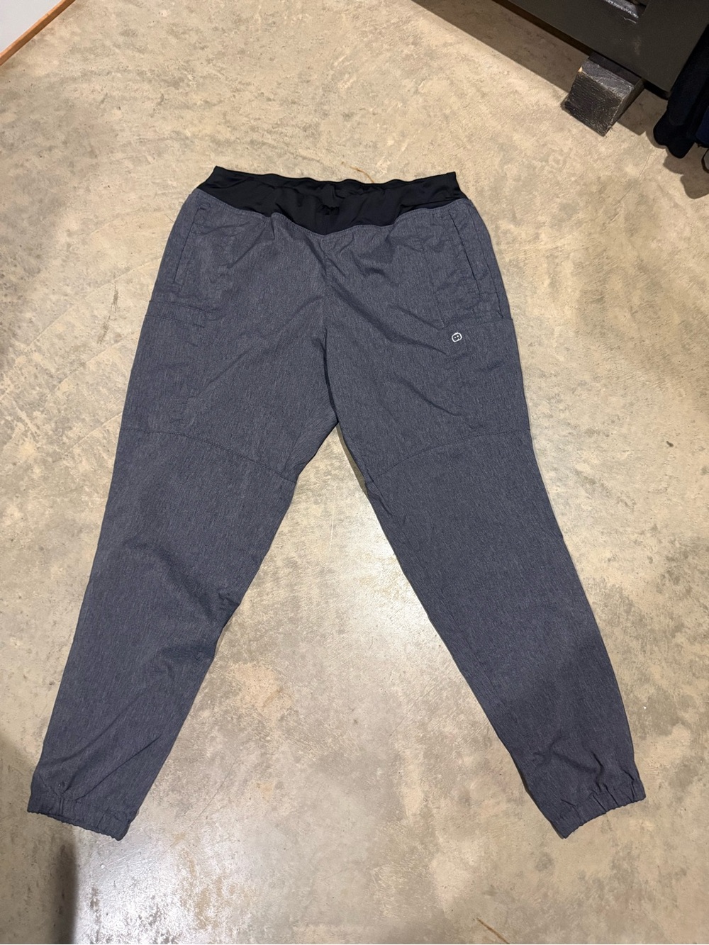 Women's scrub pants grey wonderwink